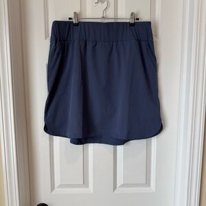 Eddie Bauer Women's Departure Performance Skort - Slate Blue - Large